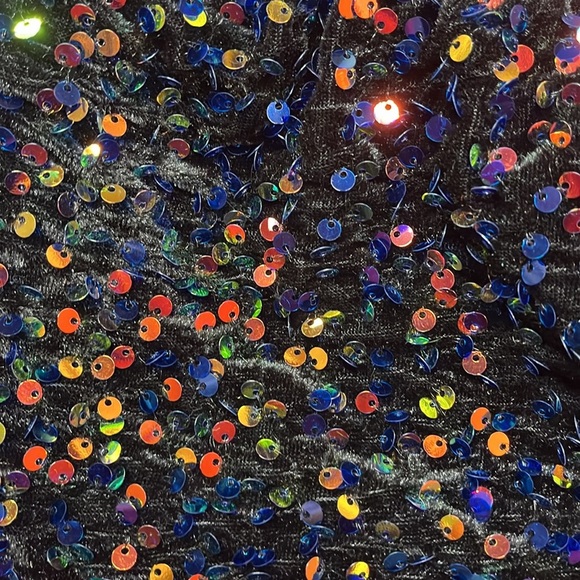 Anthropologie Frankie Sequin Mini Sequin Evening Bag with Chain Strap - Picture 4 of 6